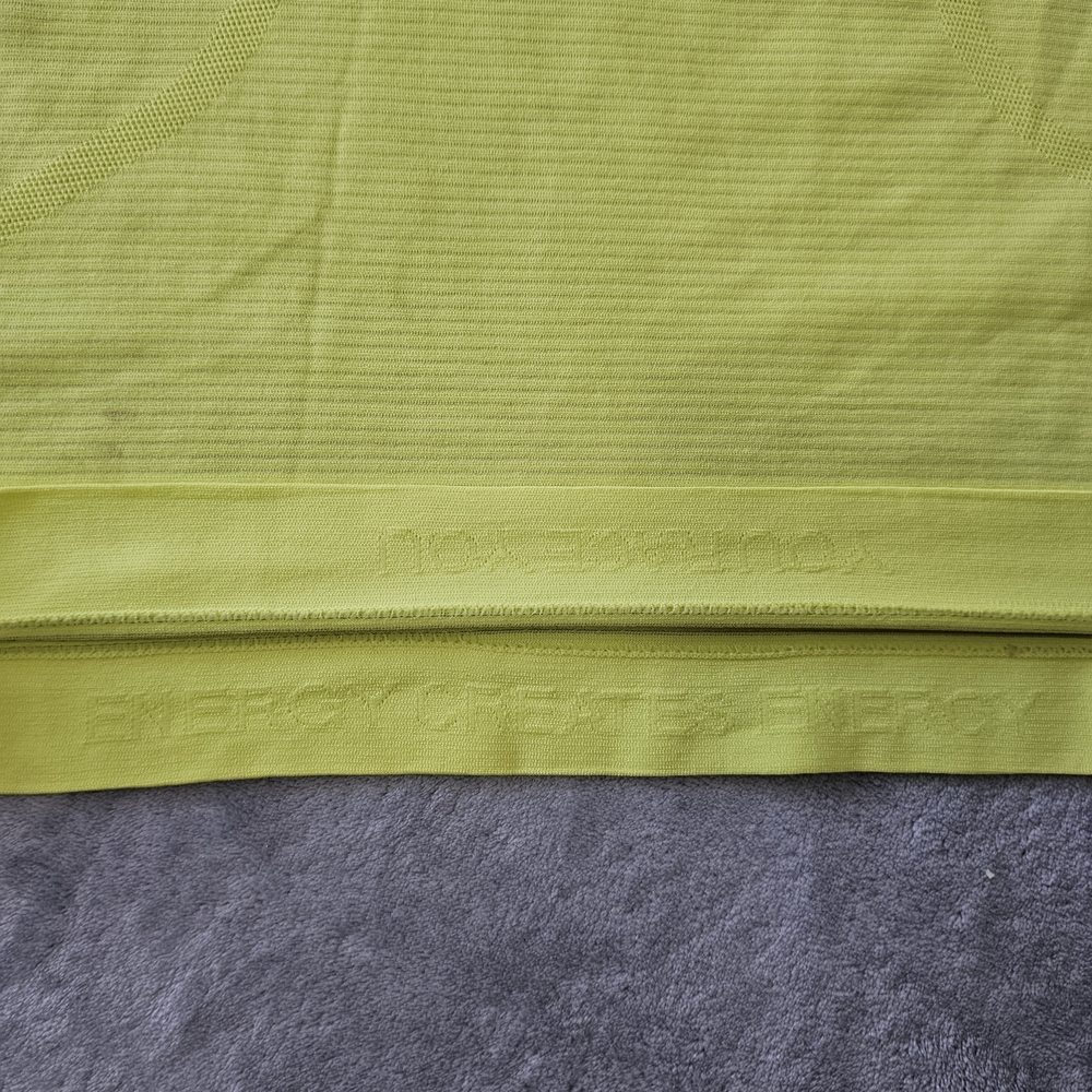 lululemon athletica Neon Yellow and Coral Ribbed Racerback Tank Tops - Picture 7 of 16
